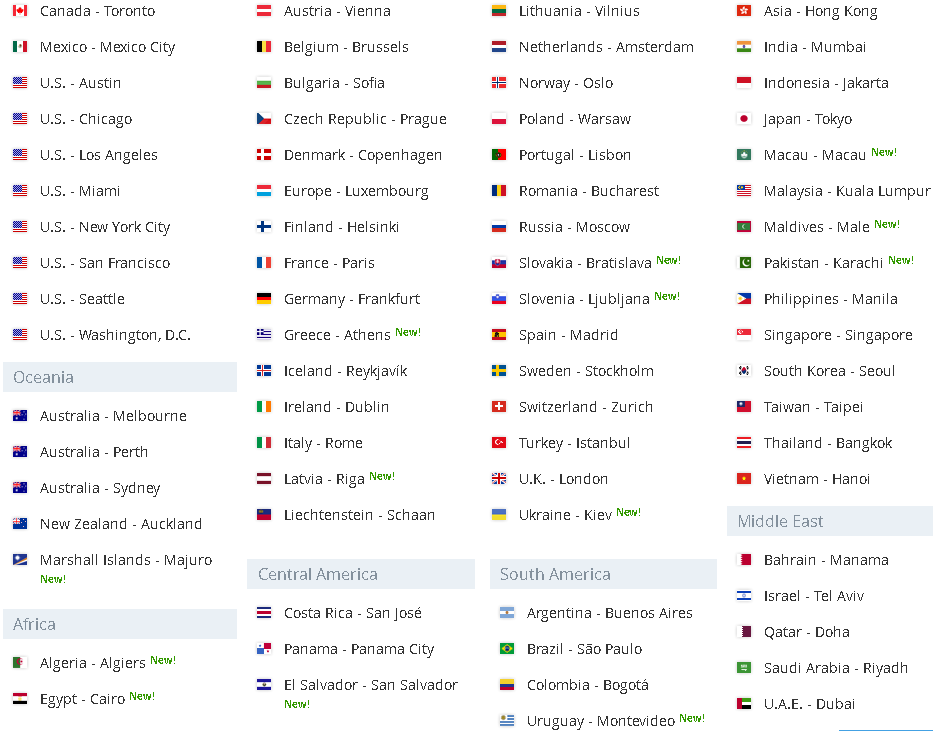 vyprvpn server list vyprvpn server list