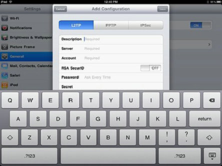 mediaconnect ipad vpn what is it