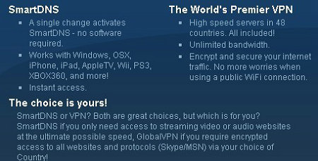 SmartDNS vs VPN