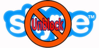 unblock skype