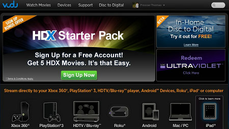 Unblock Vudu to watch HD movies outside US