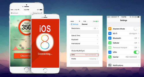 VPN For iphone6 ios 8